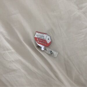 Don’t Hate Me Little Cooler Badge Reel - Red & White